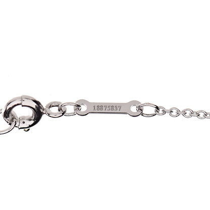 Tiffany Platinum Diamond .60ct Elsa Peretti Diamonds by the Yard Pendant Necklace 5 of 9