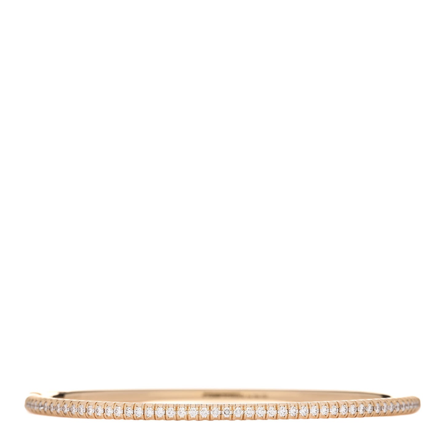 18K Yellow Gold Diamond Etincelle de Cartier Bangle Bracelet 17