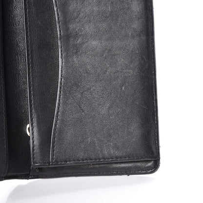 Chanel Patent Quilted Yen Wallet Black 13 of 13