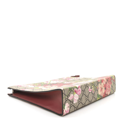 Gucci GG Supreme Monogram Blooms Large Cosmetic Case Beige Multicolor Dry Rose 4 of 7