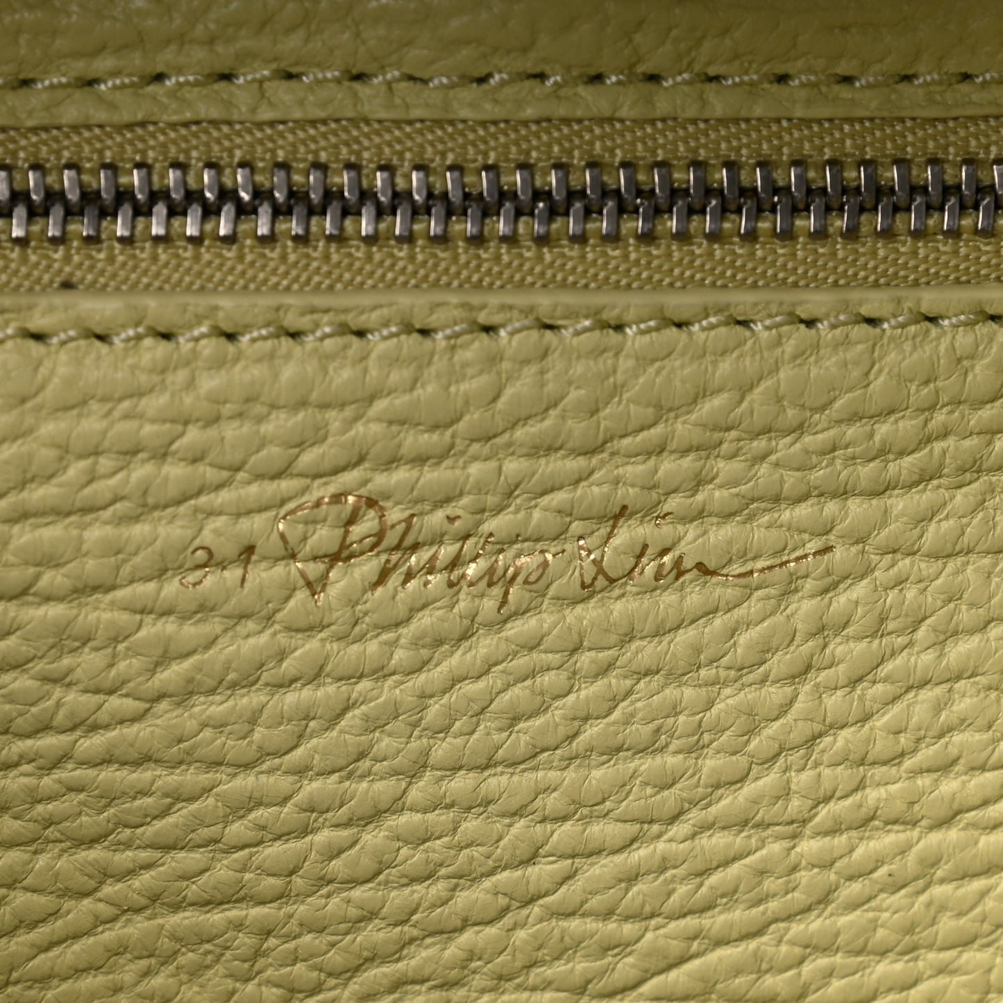 Textured Calfskin Mini Pashli Satchel Citron