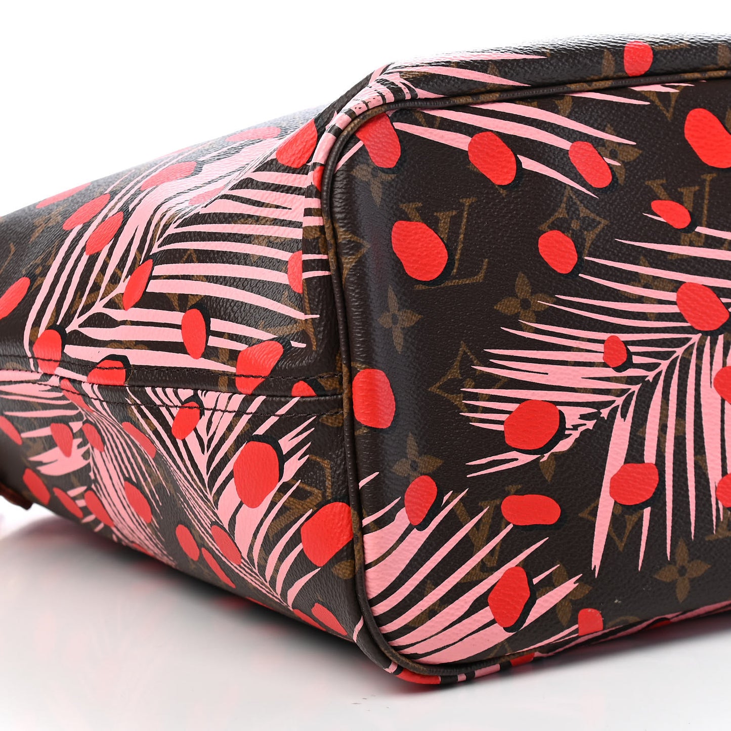 Monogram Jungle Dots Neo Neverfull MM Sugar Pink Poppy