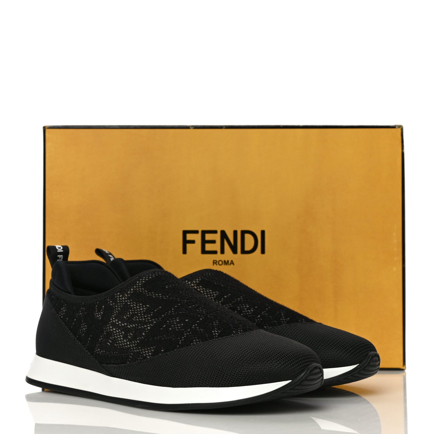 X SARAH COLEMAN Mesh FF Vertigo Runner Slip On Sneakers 36 Black