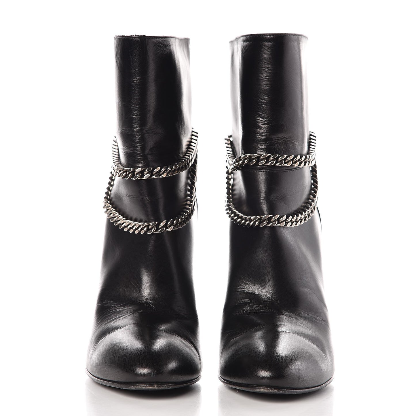 Calfskin Debbie 100 Ankle Boots 38 Black