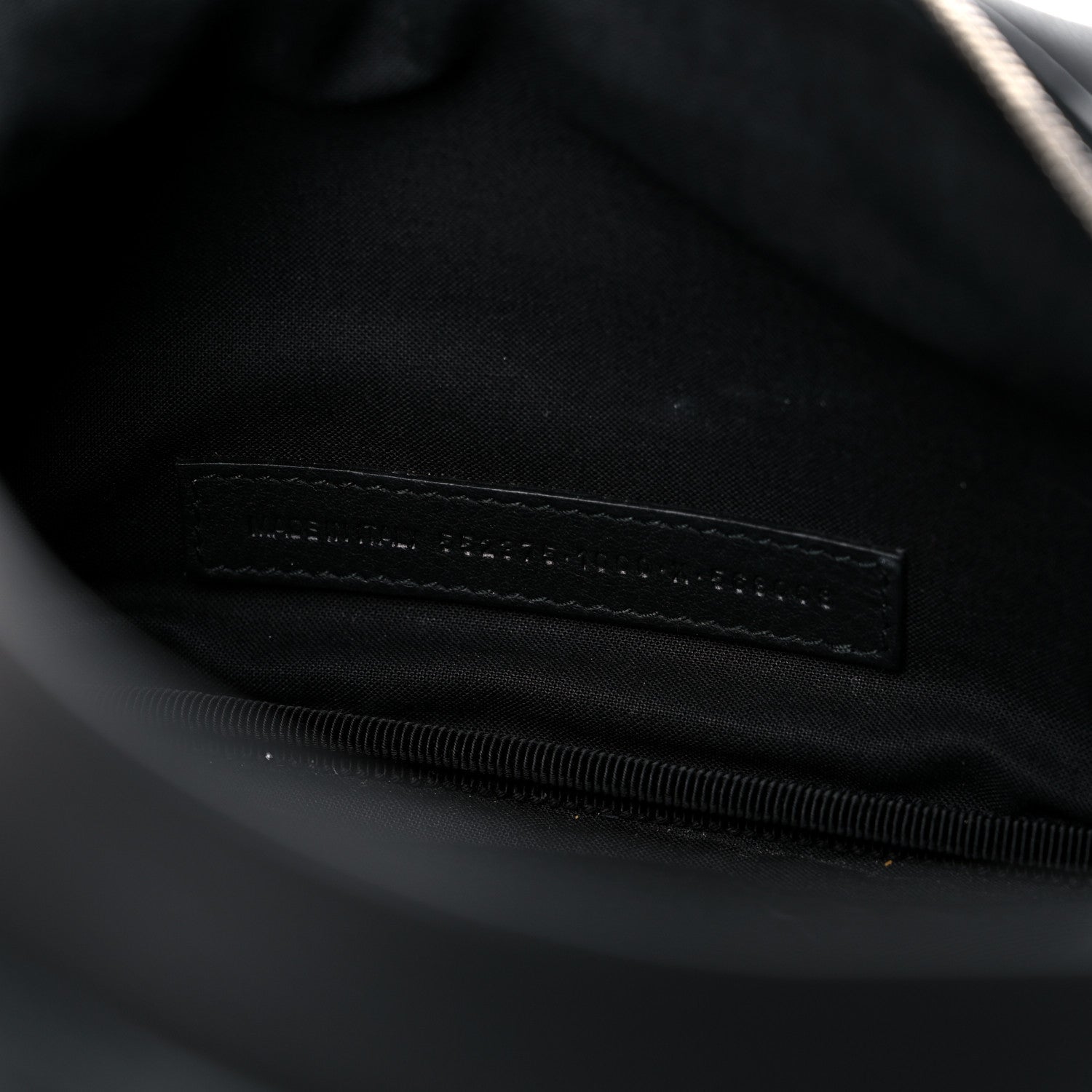 Balenciaga Calfskin Everyday Logo Belt Bag Black 7 of 9