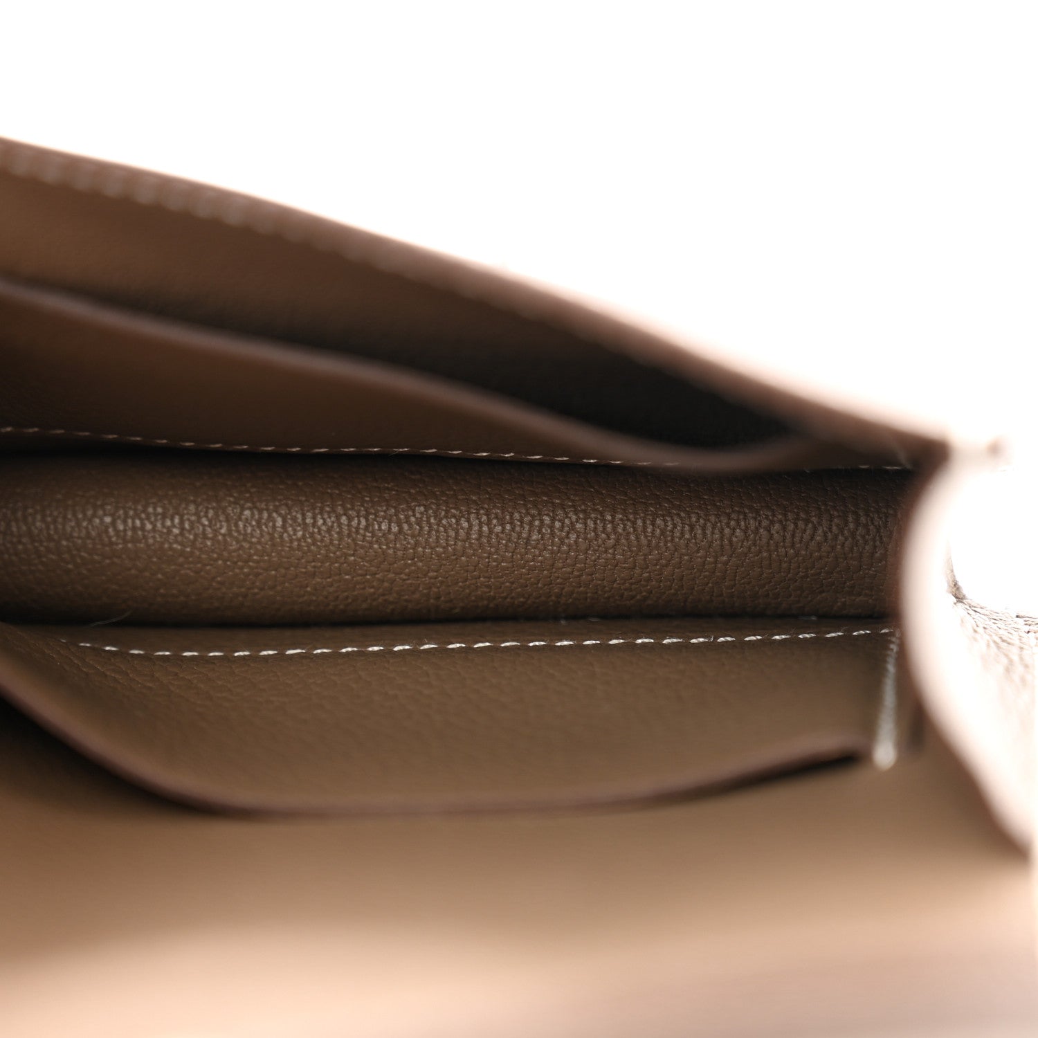 Hermes Evercolor Constance Slim Wallet Etoupe 6 of 10