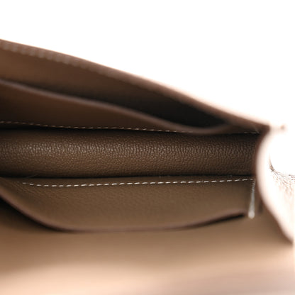 Hermes Evercolor Constance Slim Wallet Etoupe 6 of 10
