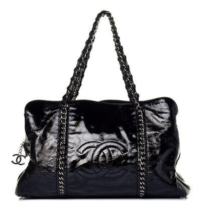 Chanel Patent Calfskin Large Luxe Ligne Tote Black 1 of 9