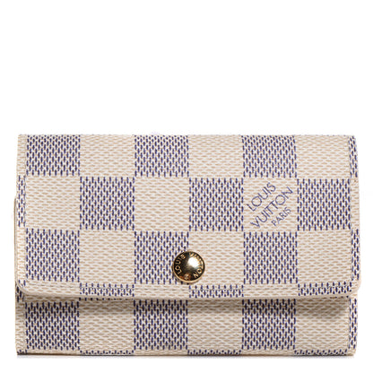 Louis Vuitton Damier Azur Multicles 6 Key Holder 1 of 8