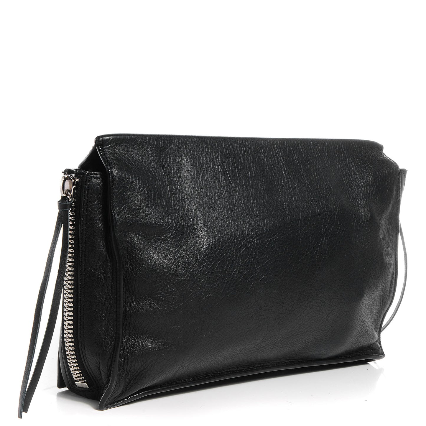 Calfskin Papier Sight Clutch Black