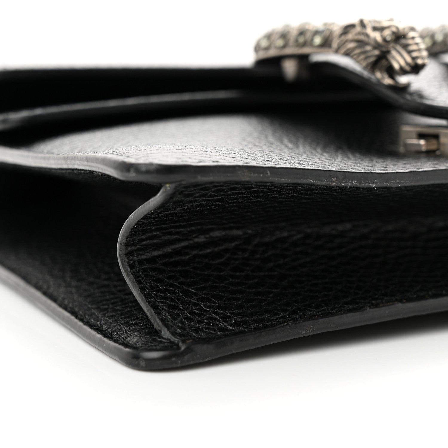 Gucci Calfskin Mini Dionysus Shoulder Bag Black 9 of 12
