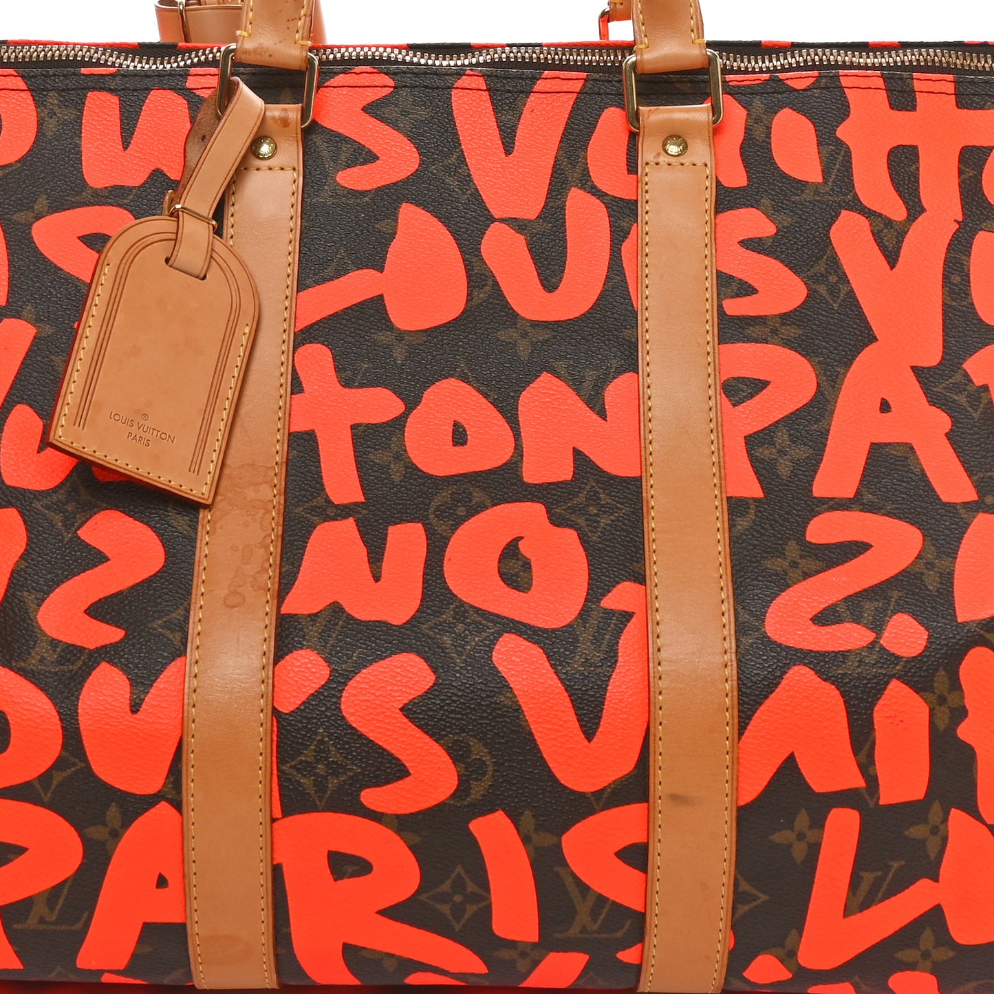 Monogram Graffiti Keepall 50 Orange