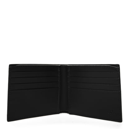 Gucci Plutone Calfskin Logo Bi-Fold Wallet Black 5 of 8
