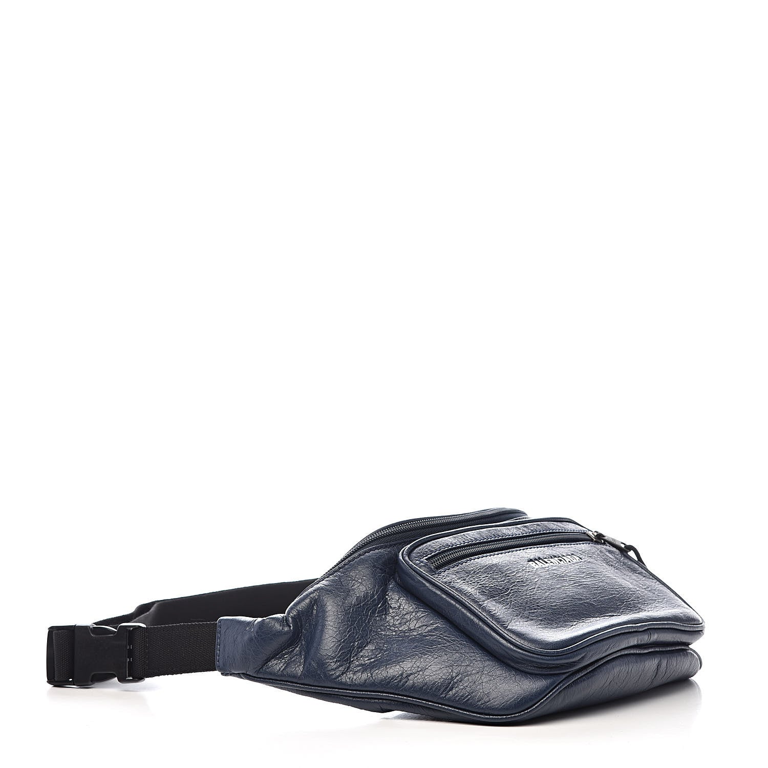 Balenciaga Agneau Arena Logo Explorer Belt Bag Bleu Roi 4 of 10