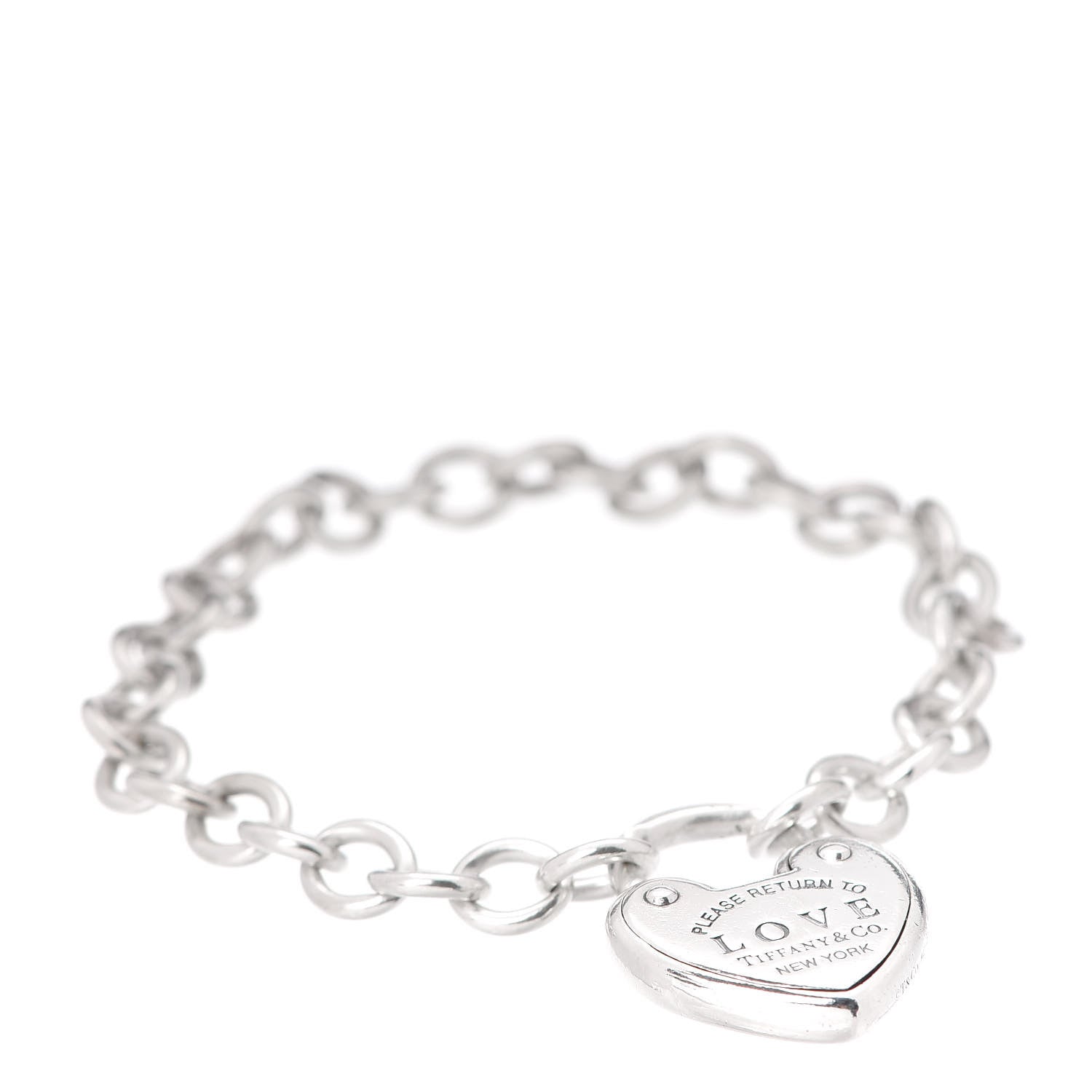 Tiffany Sterling Silver Return to Love Lock Bracelet 1 of 6