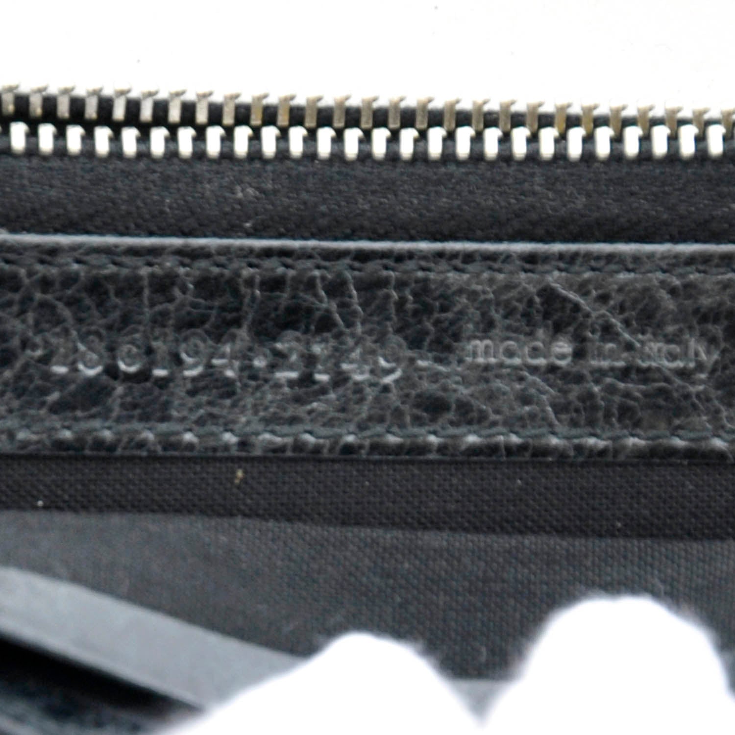 Balenciaga Agneau Giant Money Wallet Black 7 of 7