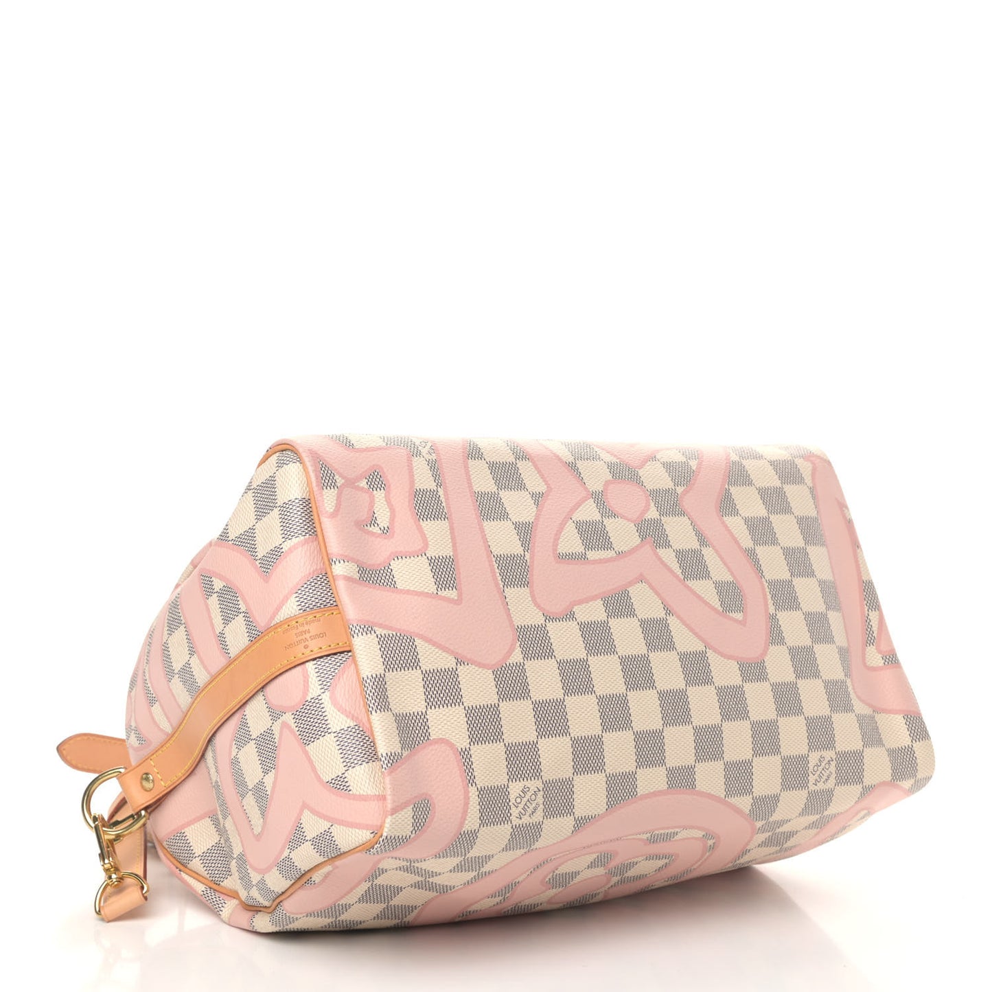 Damier Azur Tahitienne Speedy Bandouliere 30 Rose Ballerine