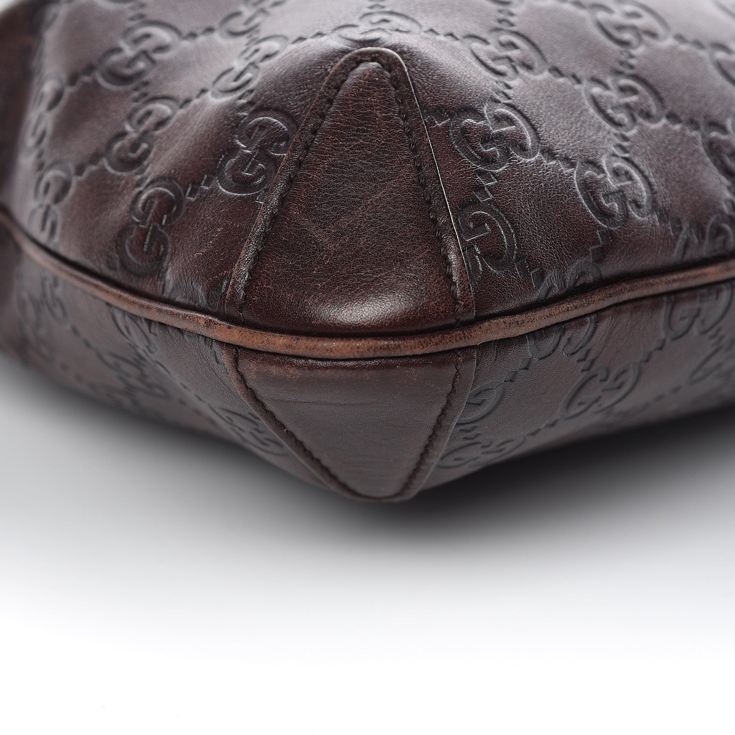 Gucci Guccissima Creole Hobo Chocolate 5 of 16