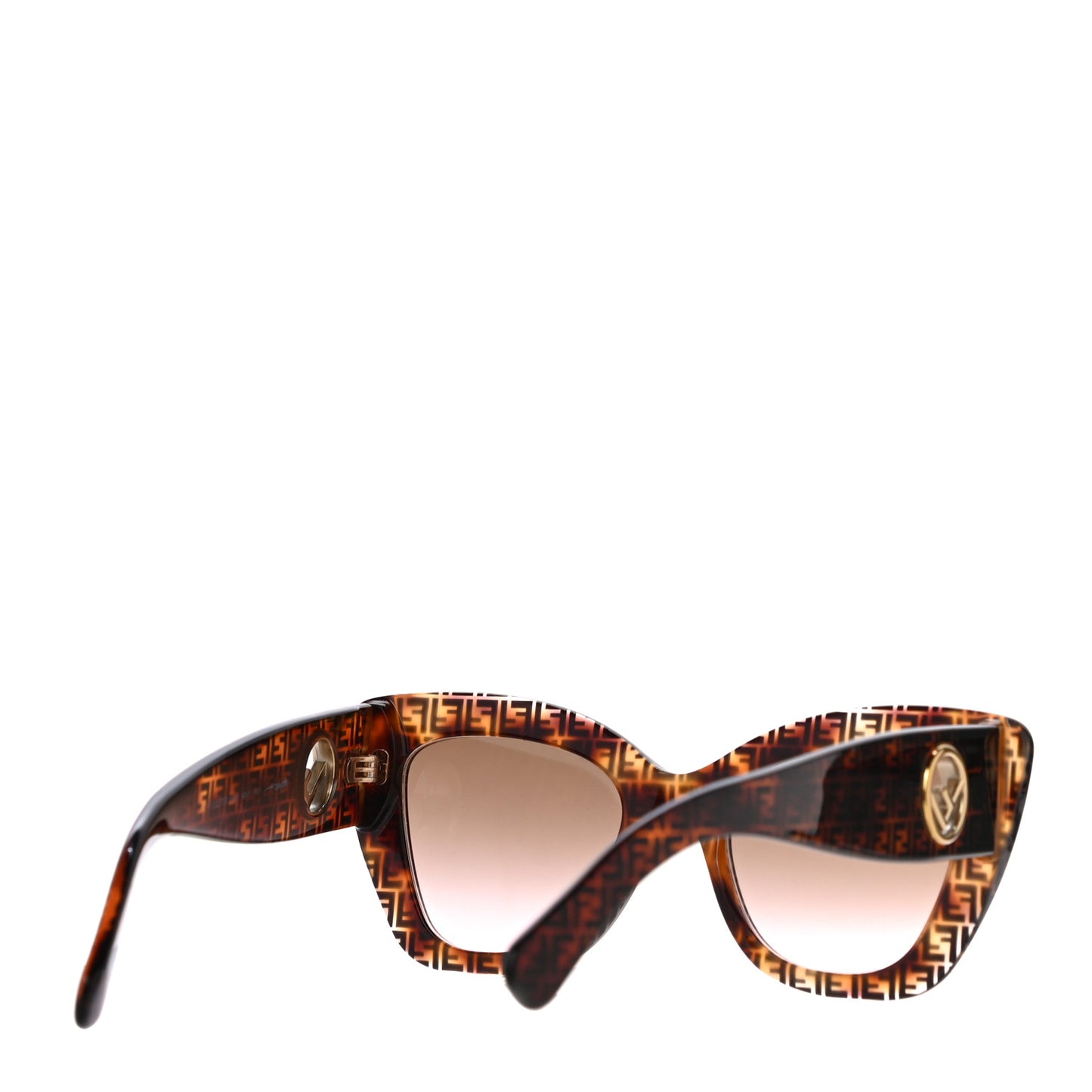Acetate F is Fendi FF 51mm Cat Eye Sunglasses 0327/S Tortoise Camouflage