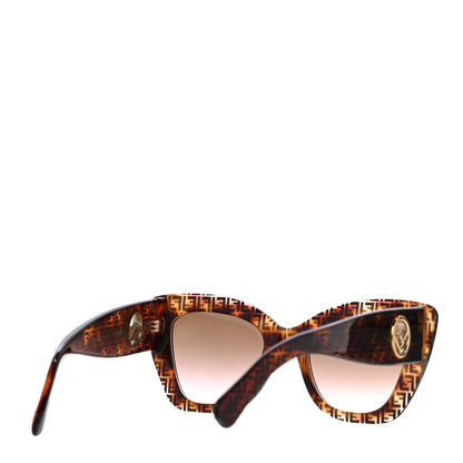 Fendi Acetate F is Fendi FF 51mm Cat Eye Sunglasses 0327/S Tortoise Camouflage 3 of 8