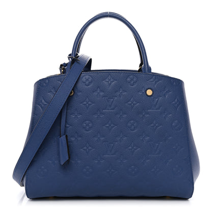 Louis Vuitton Empreinte Montaigne MM Denim 1 of 10