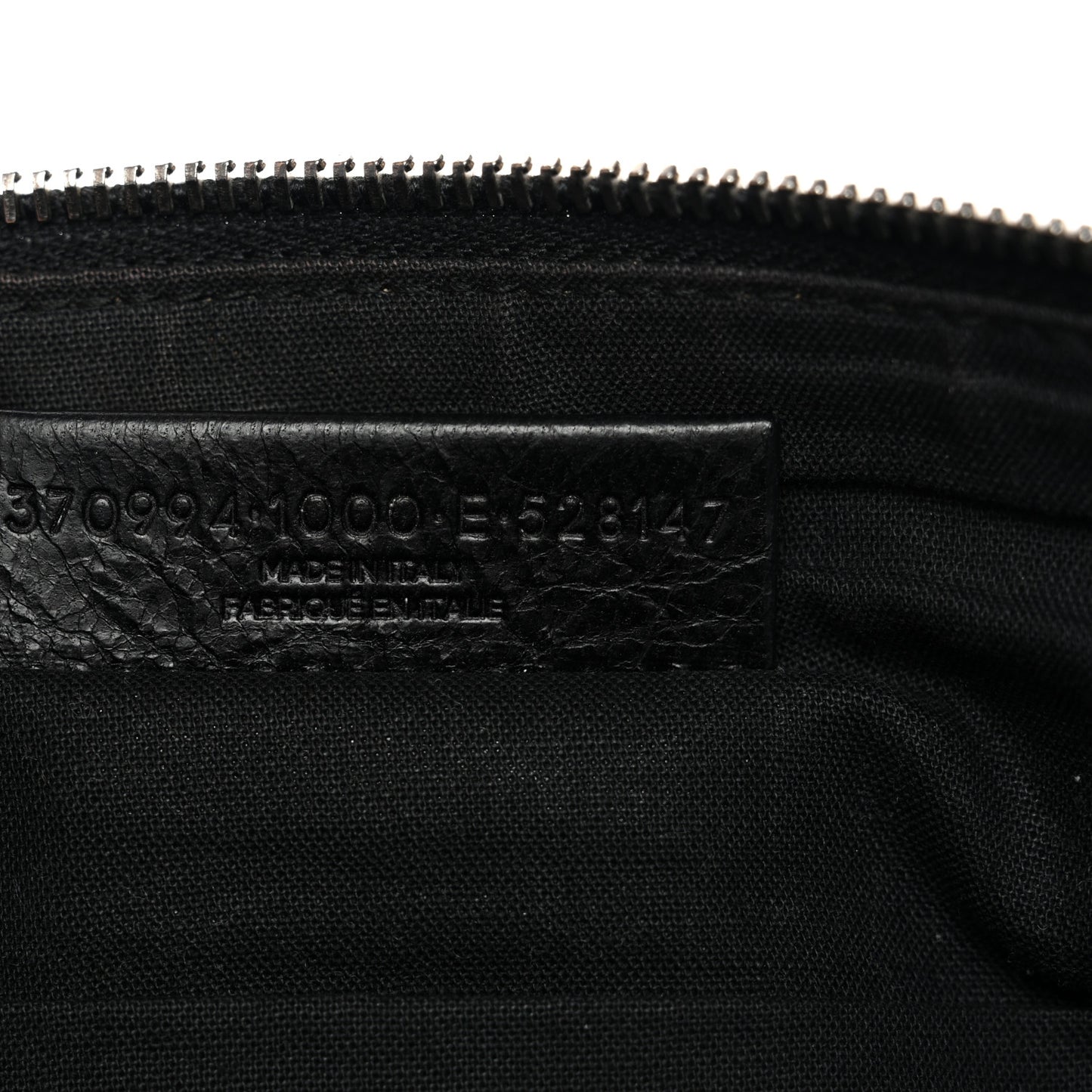 Agneau Giant 12 Silver Hardware Pouch Clutch Black
