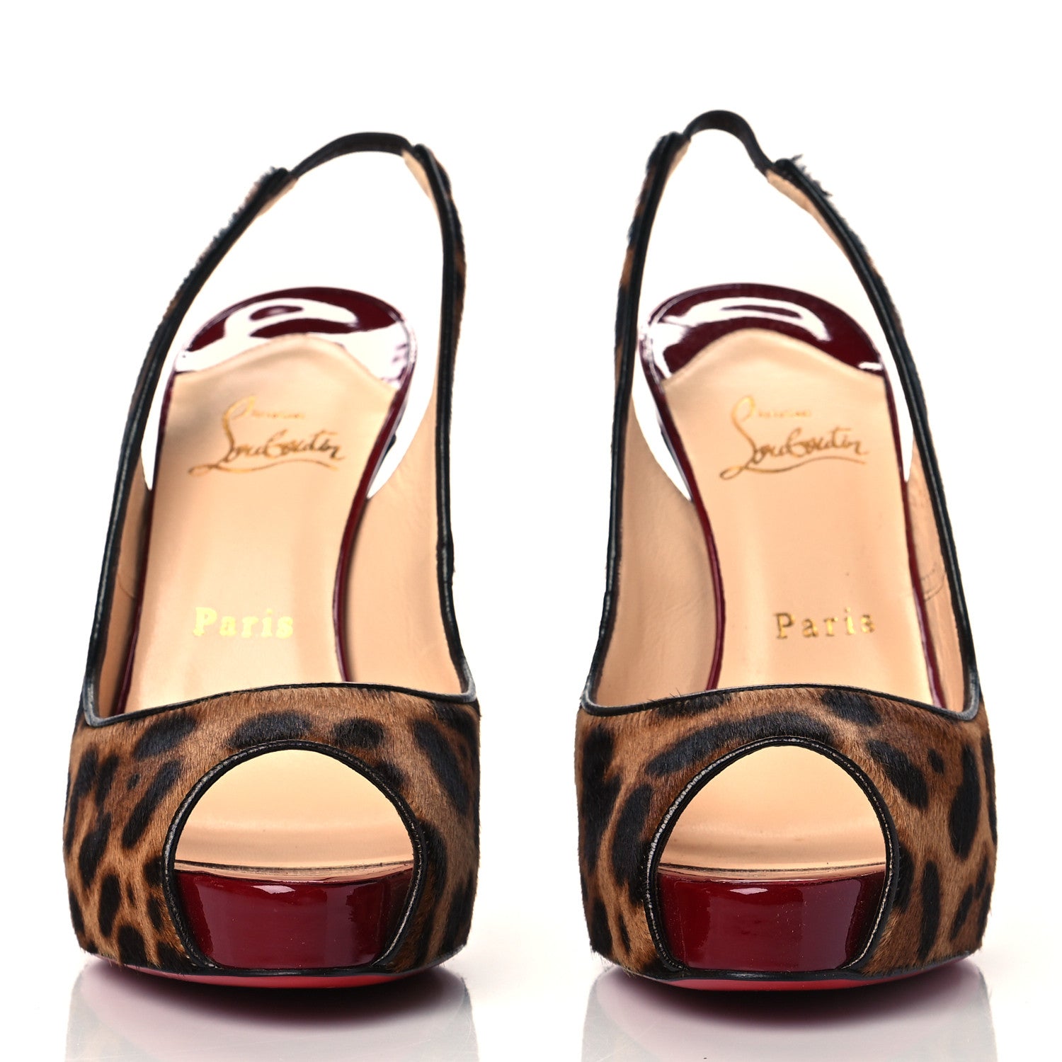 Christian Louboutin Calf Hair Leopard Very Prive 120 Pumps 38 2 of 9