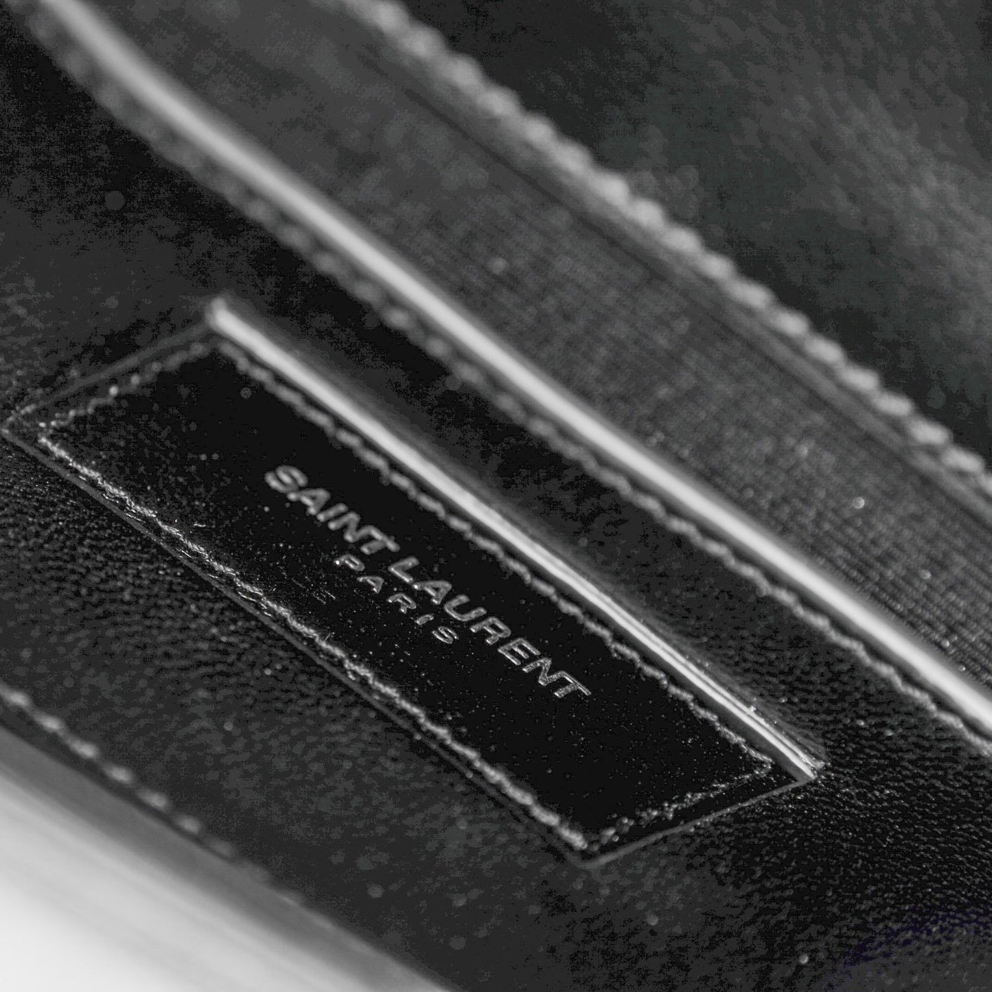 Grain De Poudre Small Monogram Kate Satchel Black