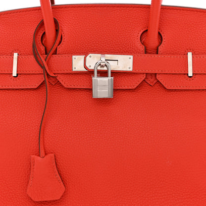 Hermes Togo Birkin 30 Capucine 8 of 12