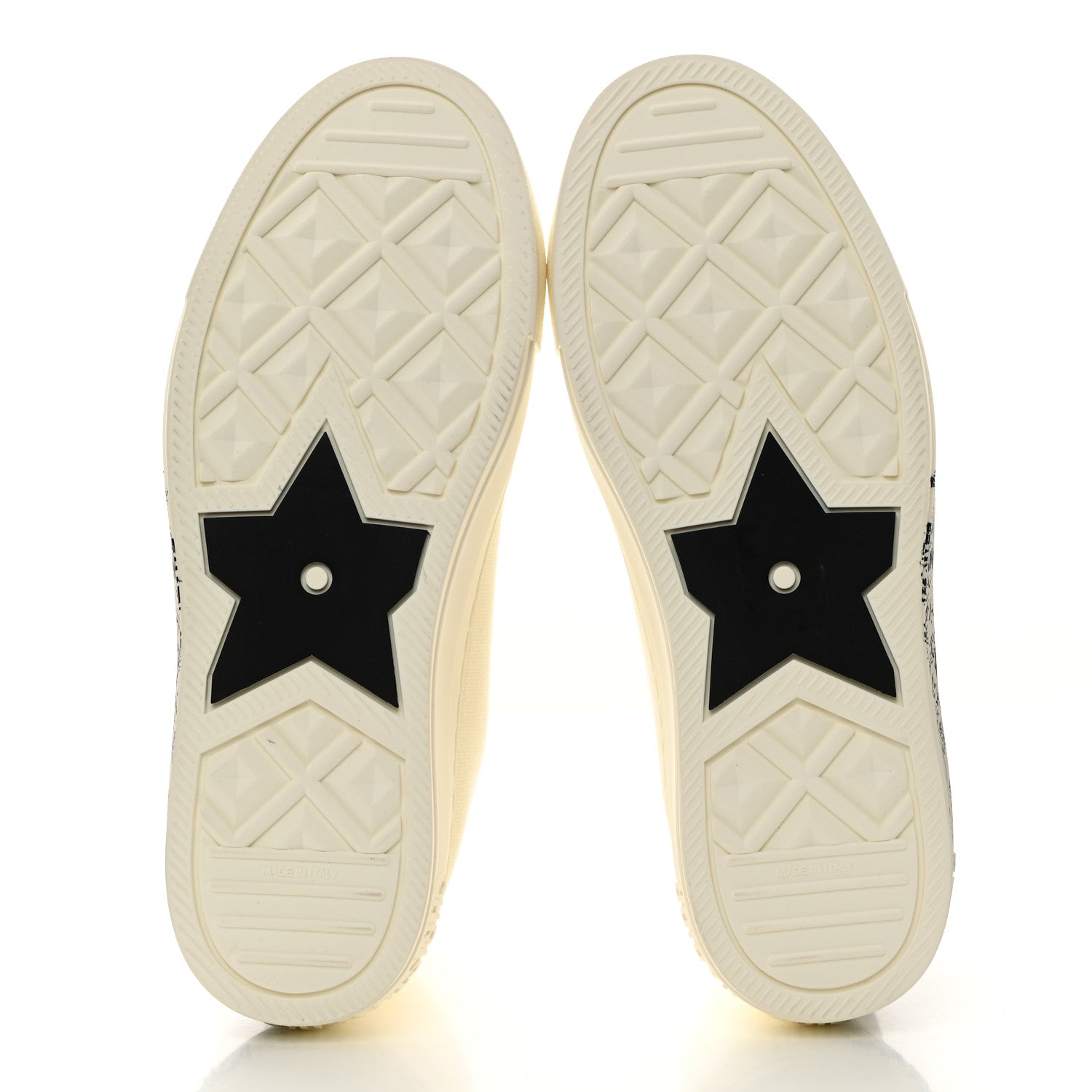Christian Dior Canvas Embroidered Walk'In Dior Tiger Print High Top Sneakers 37.5 White 5 of 10