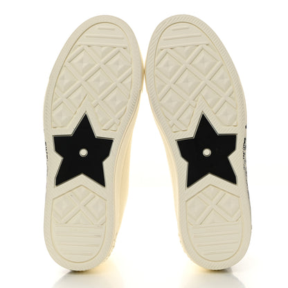 Christian Dior Canvas Embroidered Walk'In Dior Tiger Print High Top Sneakers 37.5 White 5 of 10