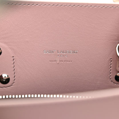 Saint Laurent Calfskin Embossed Python Baby Sac De Jour Powder Pink 5 of 10