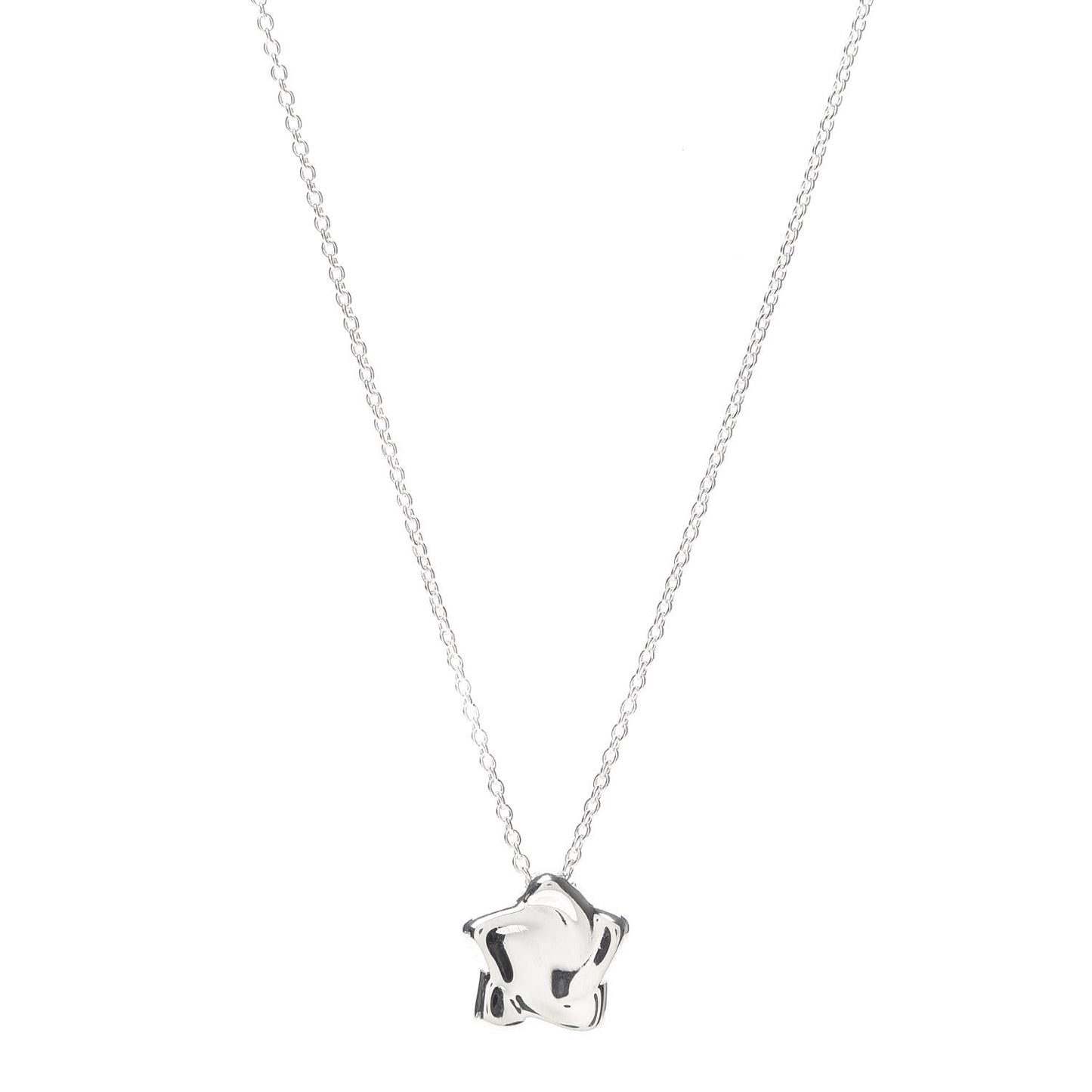 Sterling Silver Elsa Peretti Star Pendant Necklace