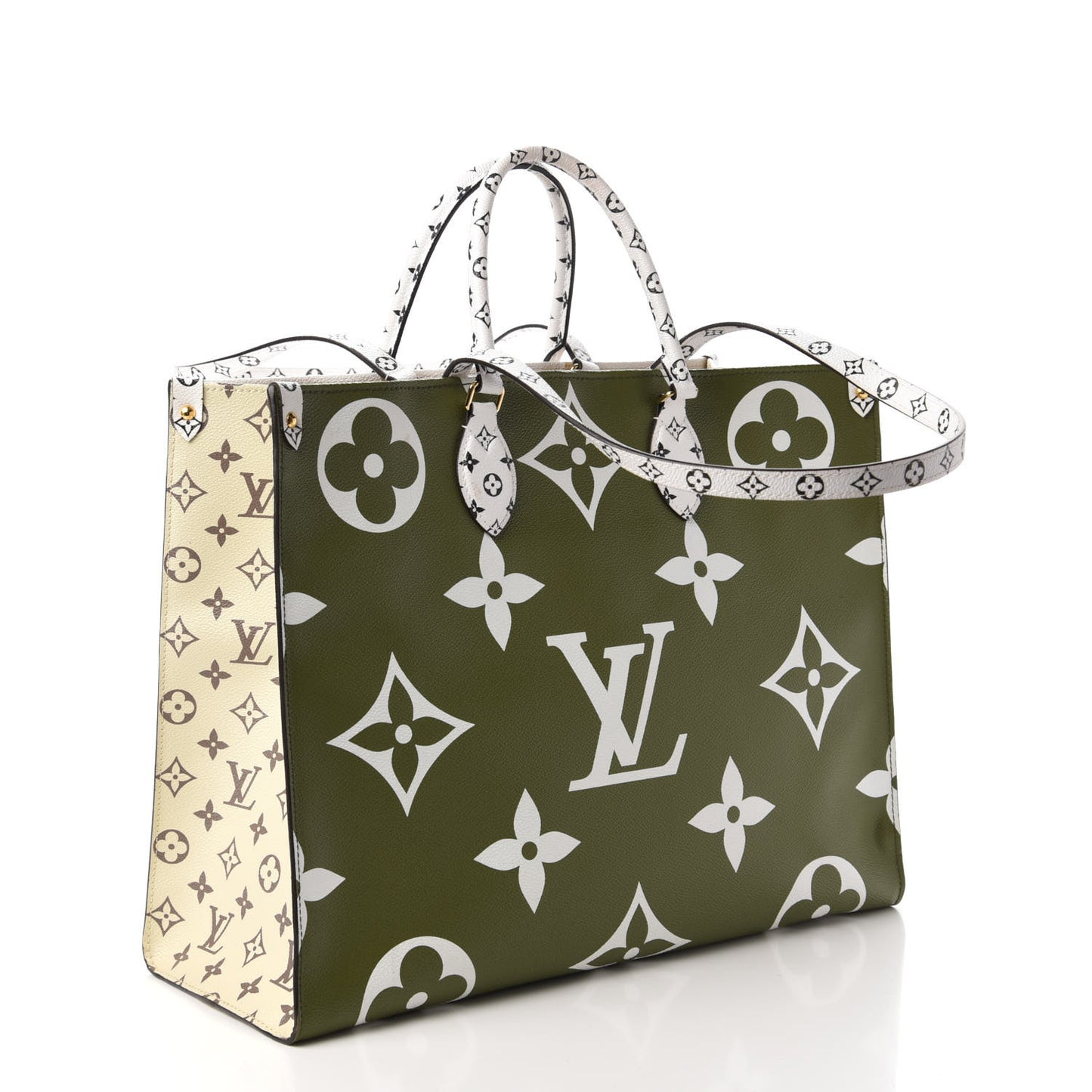 Monogram Giant Onthego GM Kaki Beige