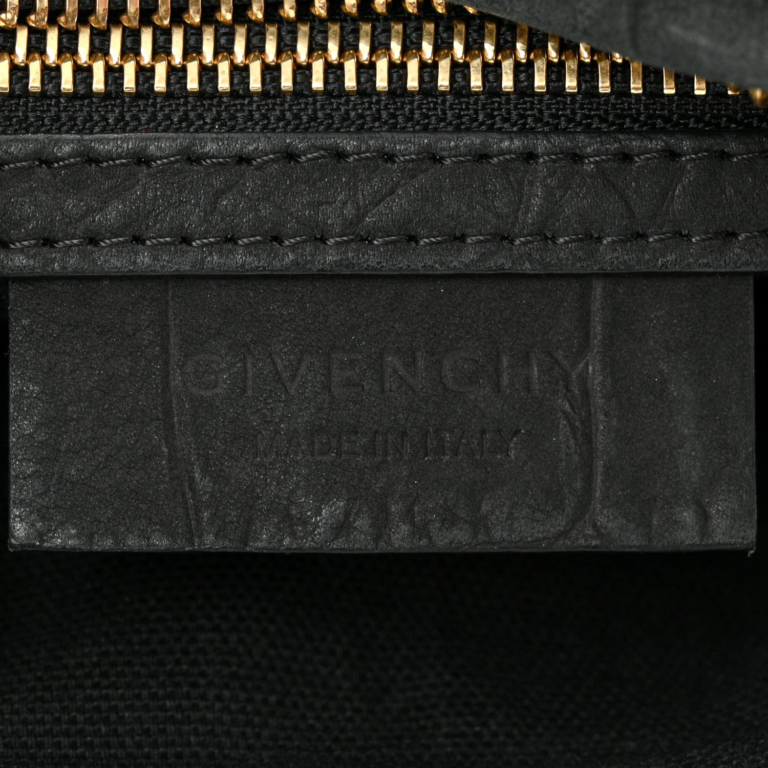 Givenchy Calfskin Crocodile Embossed Mini Pandora Black 6 of 10