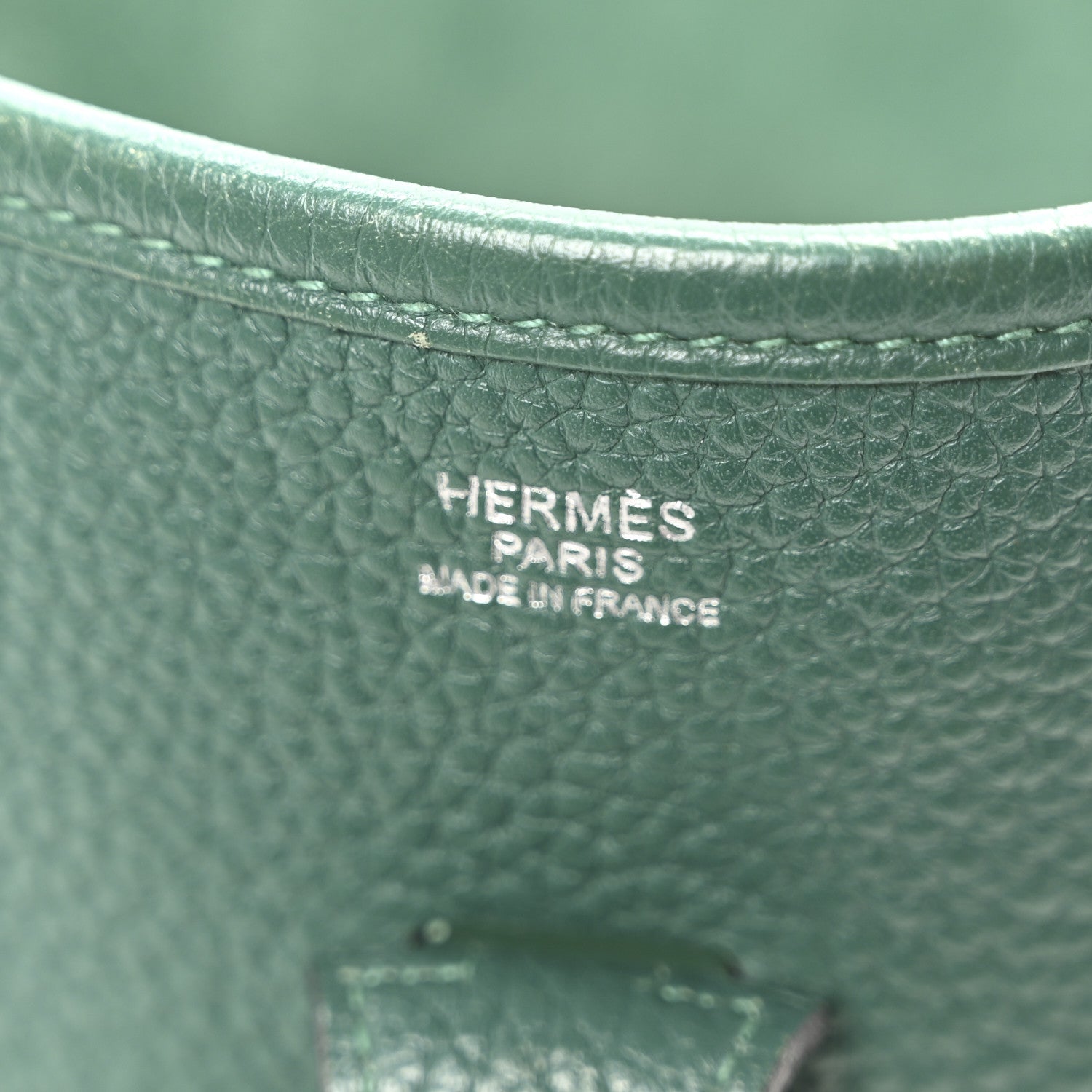 Hermes Taurillon Clemence Amazone Evelyne III PM Malachite Bleu Izmir 6 of 9