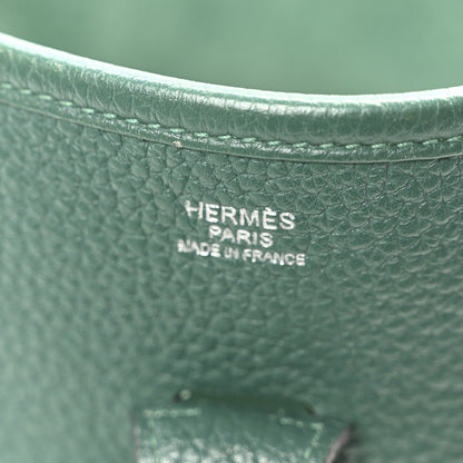 Hermes Taurillon Clemence Amazone Evelyne III PM Malachite Bleu Izmir 6 of 9