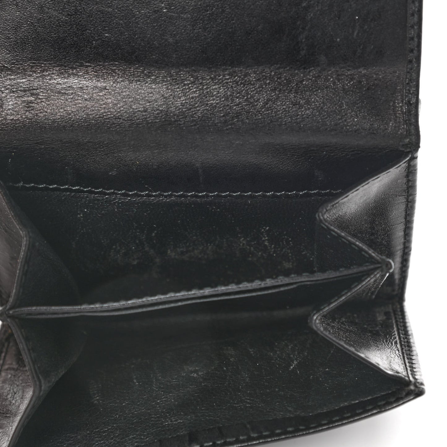 Calfskin Compact Wallet Black