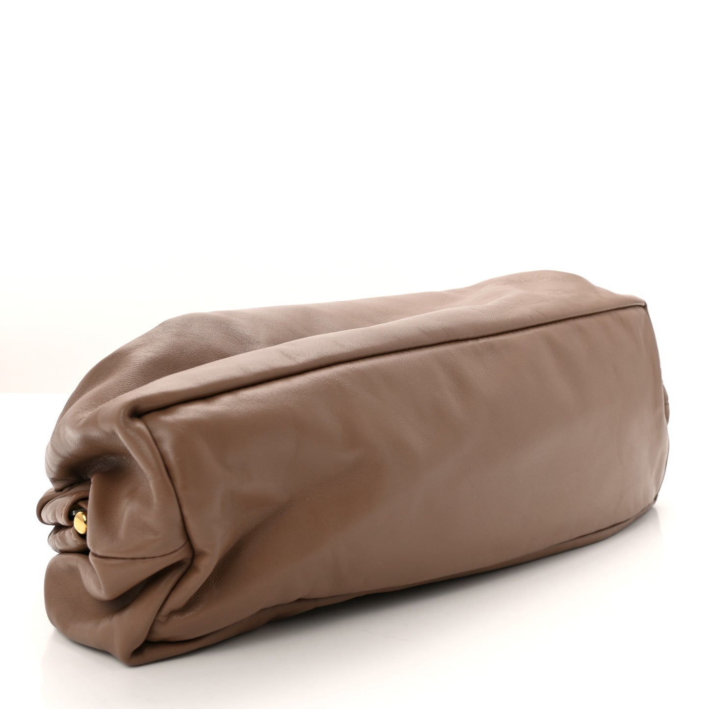 Lambskin Cloud Clutch Biscotto