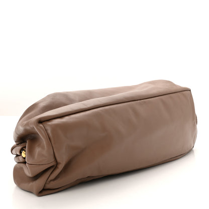 Mansur Gavriel Lambskin Cloud Clutch Biscotto 3 of 5