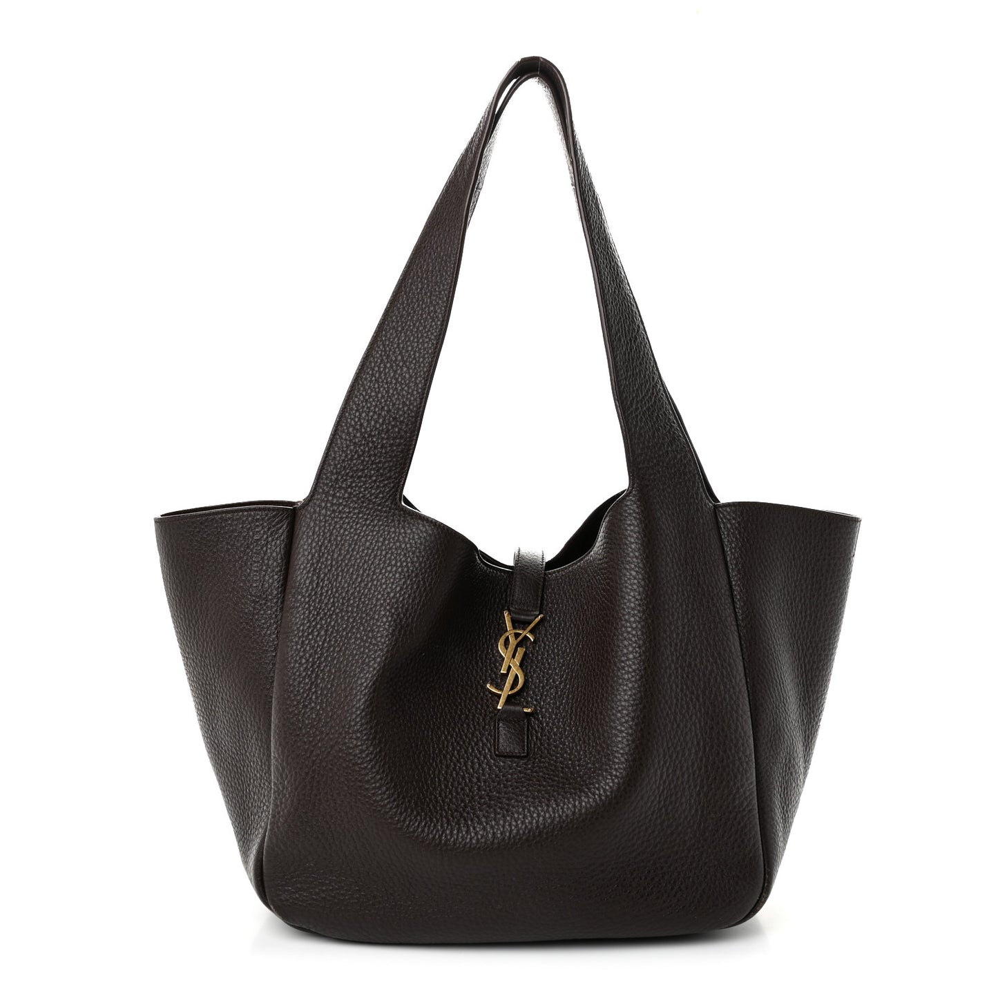 Grained Deerskin Bea Tote Sweet Chocolate