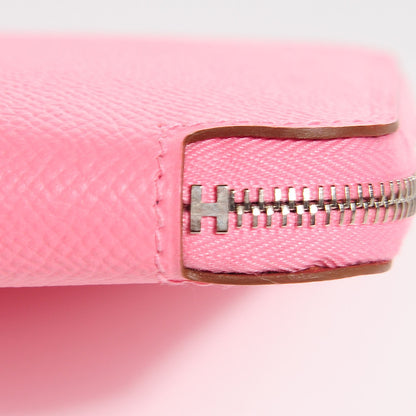 Hermes Epsom Silk'in Wallet Rose Confetti 10 of 12