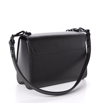 Louis Vuitton Epi Twist Shoulder Bag MM Matte Black 3 of 10