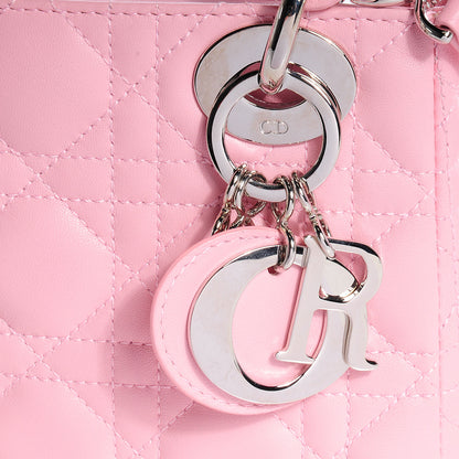 Christian Dior Lambskin Cannage Mini Lady Dior Rose Clair 6 of 8