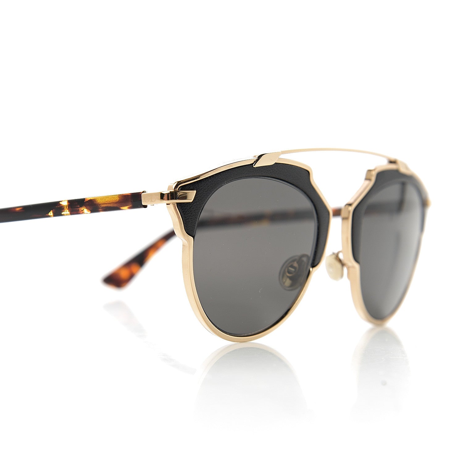 Christian Dior Metal Lambskin So Real Sunglasses Black 7 of 8