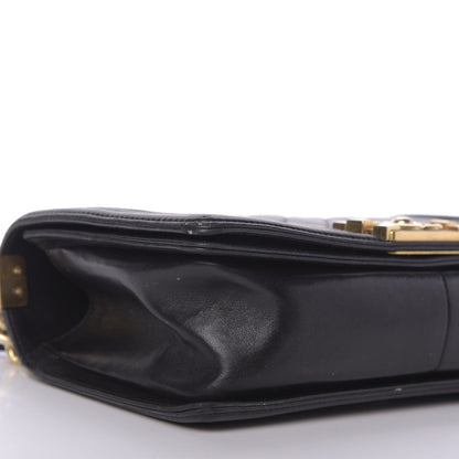 Chanel Lambskin Quilted Medium Boy Flap Dark Navy 6 of 9