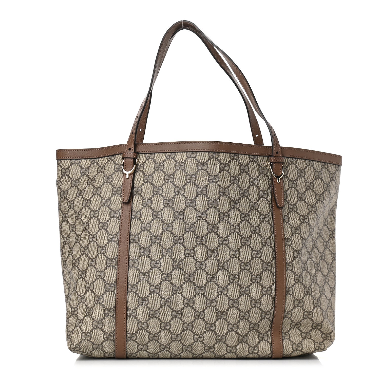 Gucci GG Supreme Monogram Medium Nice Tote Brown 1 of 8