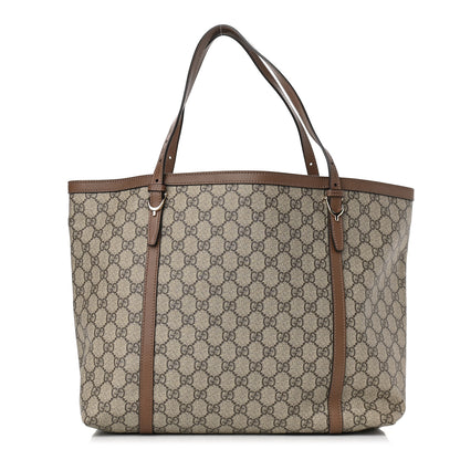 Gucci GG Supreme Monogram Medium Nice Tote Brown 1 of 8
