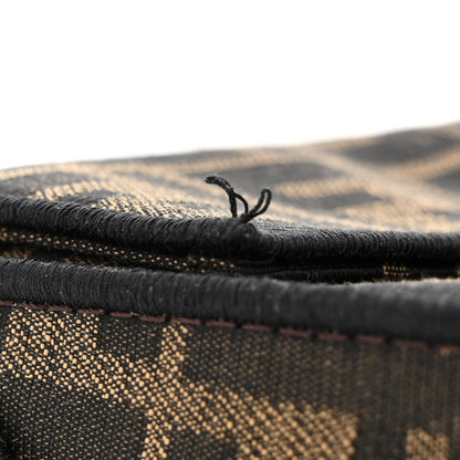 Fendi Fabric Jacquard FF 1974 Mini Baguette Tobacco Moro Black 11 of 12
