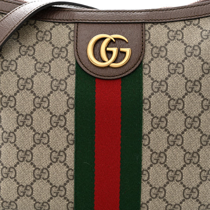 Gucci GG Supreme Monogram Web Small Ophidia Half Moon Hobo Brown 8 of 10